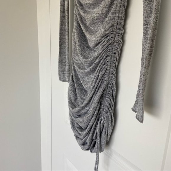 Wilfred Free Aritzia Savita grey long sleeve dress XS - Picture 8 of 10